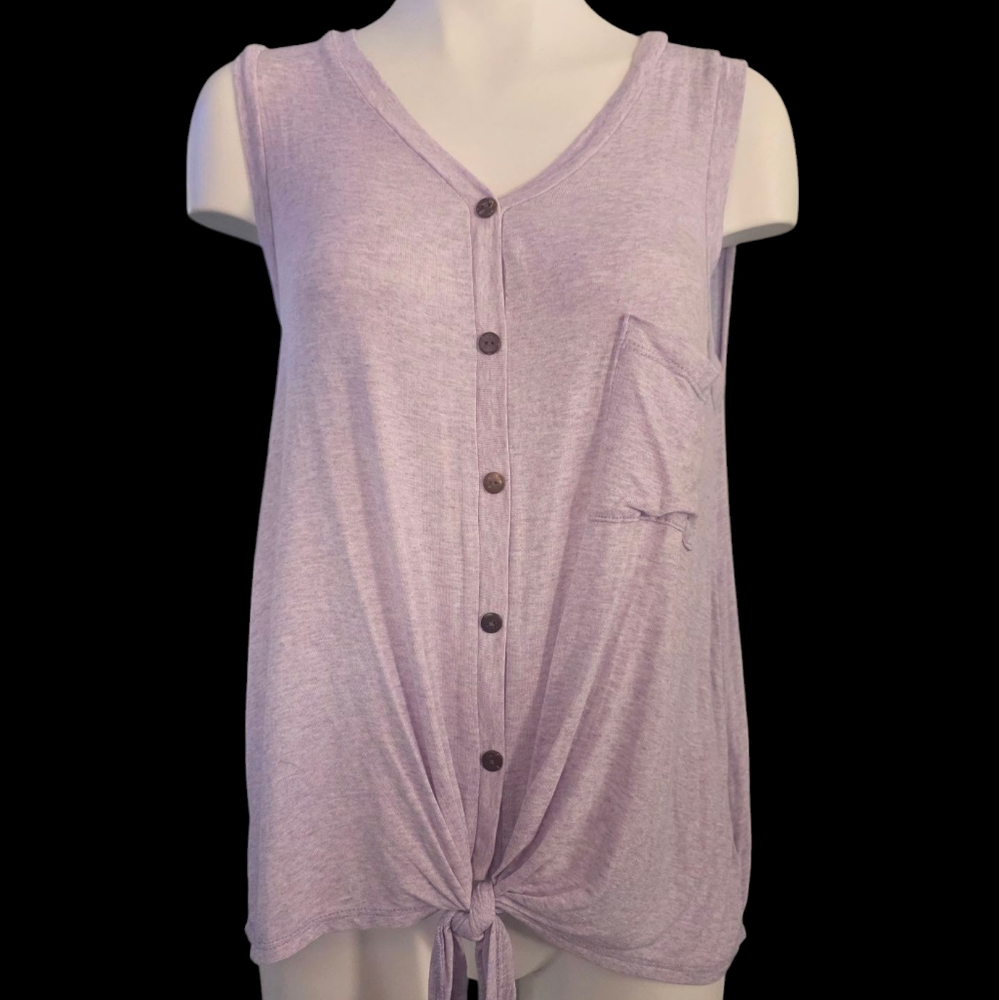 "REBORN" Tank in lilac